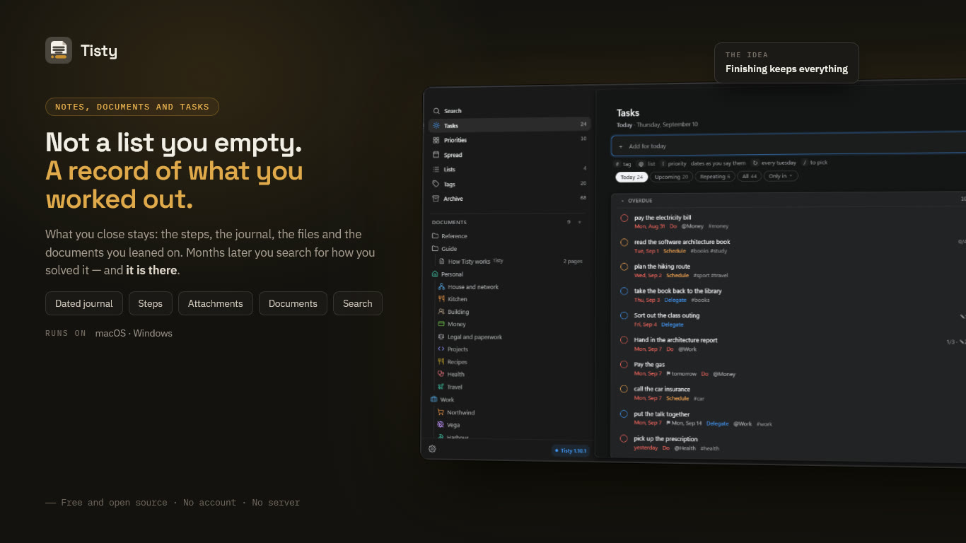The capture bar reading a date out of a sentence